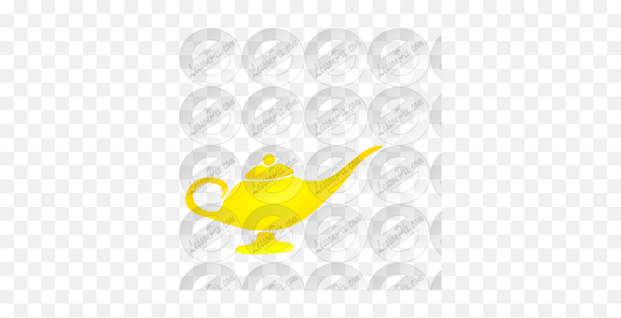 Genie Lamp Stencil For Classroom Therapy Use - Great Genie Smiley Png,Genie Lamp Png
