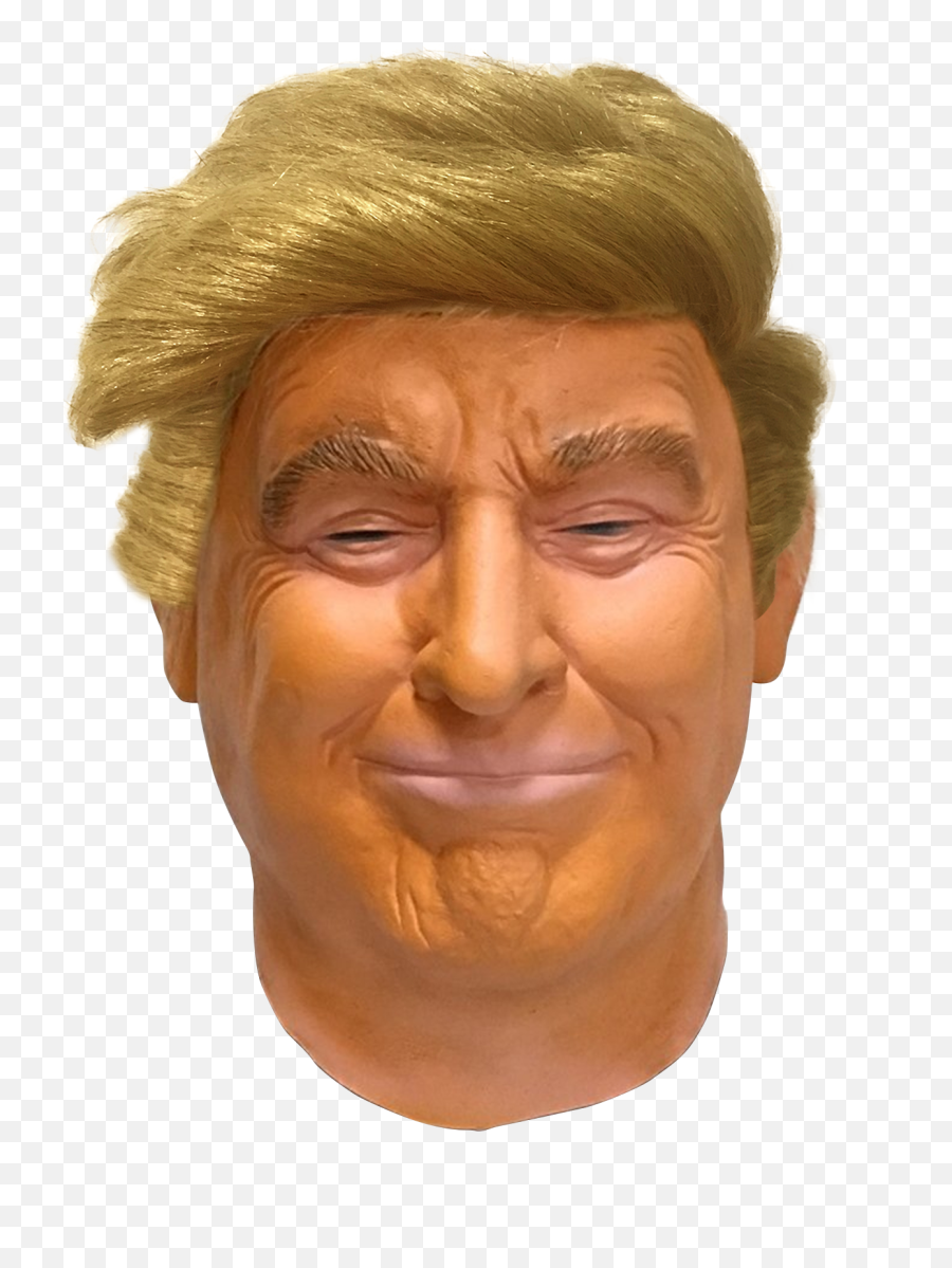 Latex Donald Trump Mask For Halloween Carnival Party Fun Original Cup Png Wig