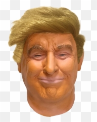 Latex Donald Trump Mask For Halloween Carnival Party Fun Original Cup Png