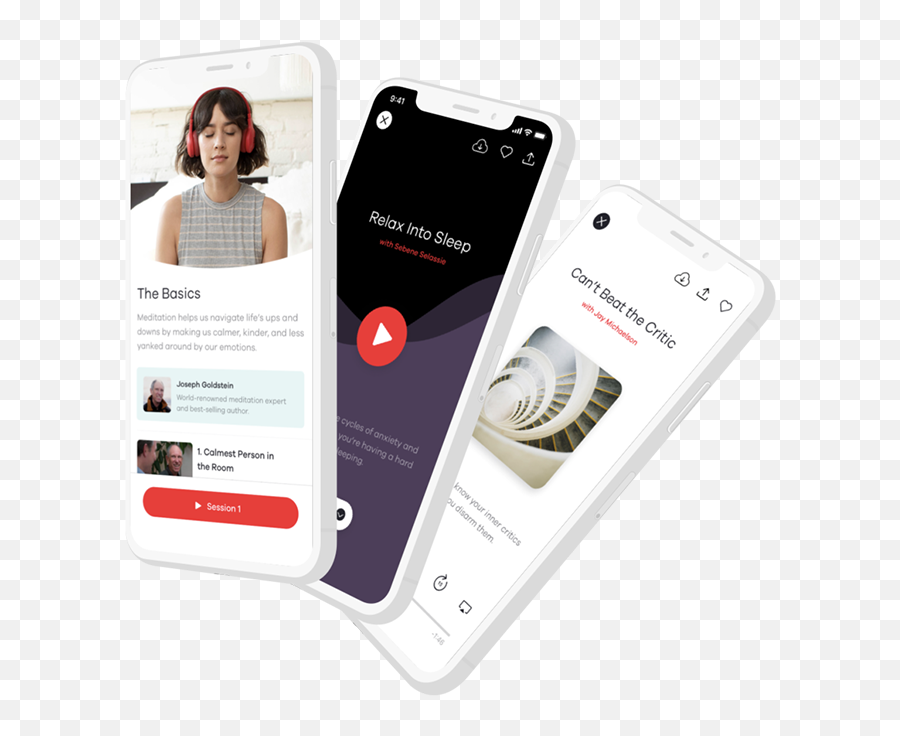 Top Meditation Apps For Relaxation And Stress Relief - Mobile App Png,Meditation Transparent