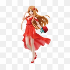 Asuna Party Dress Sword Art Online - Sword Art Online Ichiban Kuji Png,Asuna Transparent