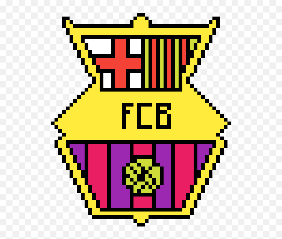 Pixilart - Fcb Logo Pixle Art By Anonymous Emblem Png,Fcb Logo