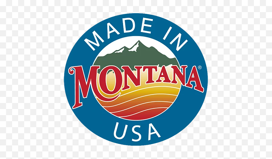 Montana Gifts Great Falls Blue Ribbon Of - Made In Montana Sticker Png,Red Blue Ribbon Logo