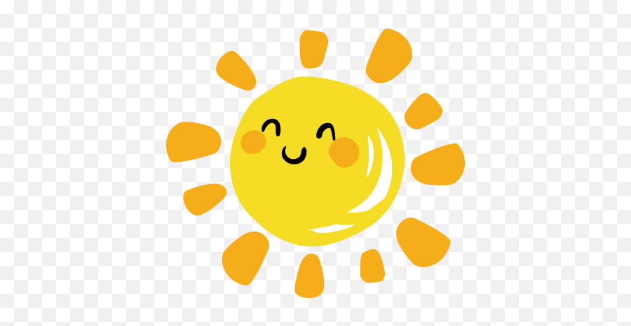 Transparent Background Cartoon Sun Clipart - Sun Cartoon Png,Sunshine Transparent Background