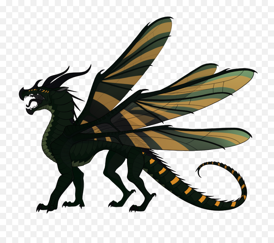 Download Wings Of Fire Hive Queen Png - Wings Of Fire Rainwing Hivewing Hybrid,Fire Wings Png