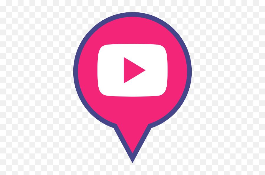 Social Media Pin Logo Youtube Free - Logo Do Youtube Png,Logo De Youtube Png