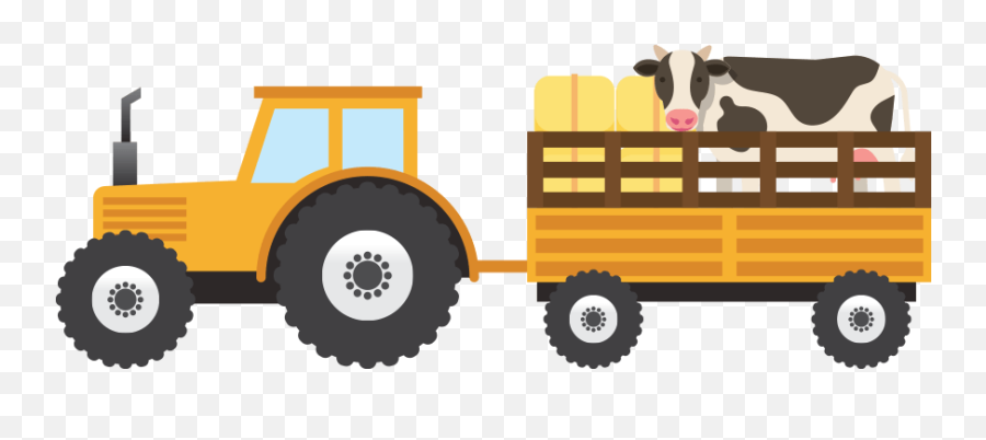 Tractor Png Picture - Yellow Farm Tractor Png Transparent,Tractor Png