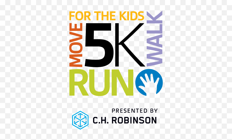 Move For The Kids 5k Presented Png Ch Robinson Logo