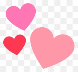 Red Heart Emoji - Pink And Hearts png