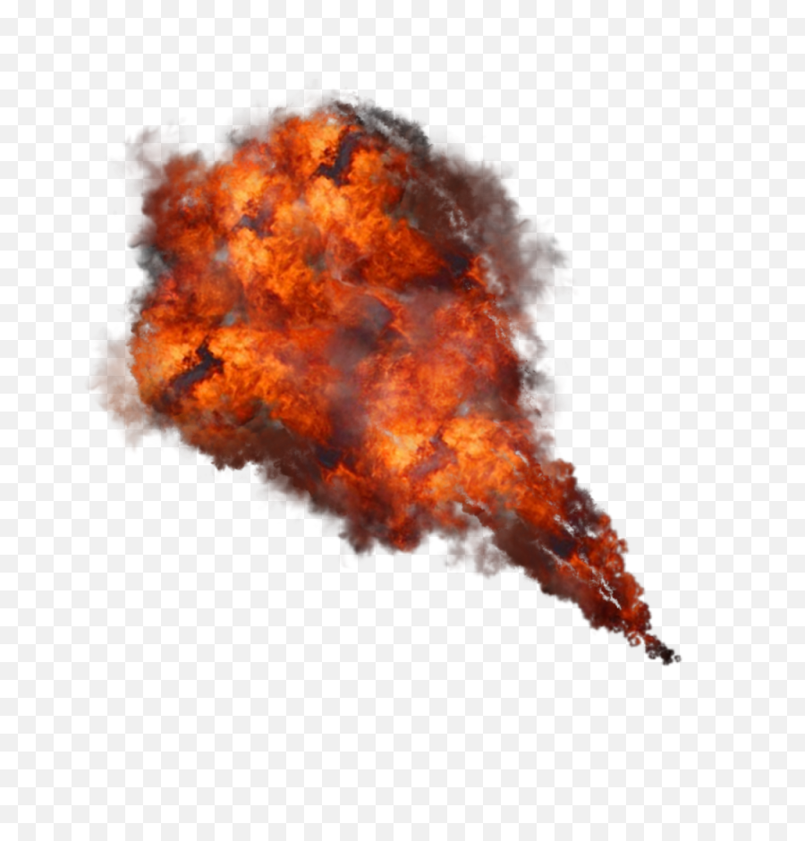 Big Fireball Flame Fire Png Image - Fire With Smoke Png,Fireball Transparent