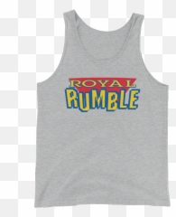 Royal Rumble Retro Logo Unisex Tank Top - Active png