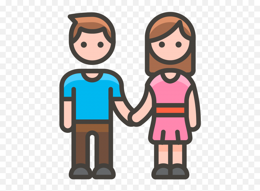 Man And Woman Holding Hands Emoji - 2 Men Holding Hands Png,Hombre Png