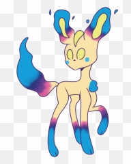 Custom Leafeon - Cosmog fusion I was commissioned make Fictional Character png