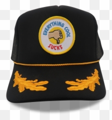 Everything Cool Patch Captain - Unisex Png,Captain Hat Png