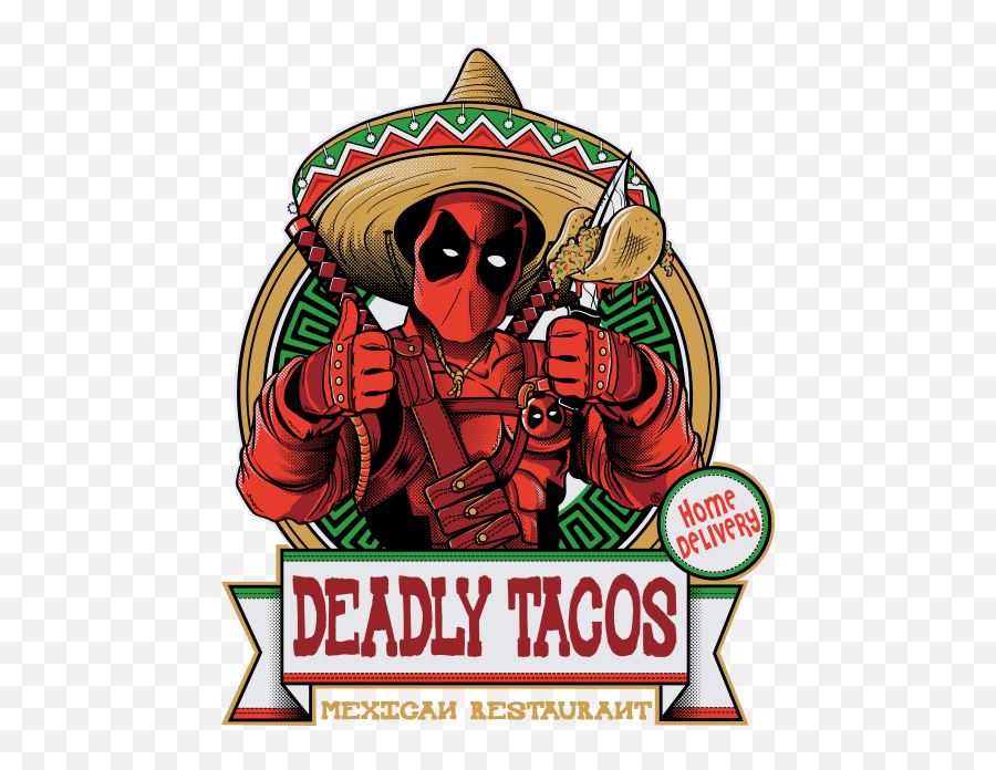 Limited Edition Cheap Daily T Shirts Gone In 24 Hours - Deadpool Tacos Png,Deadpool Comic Png