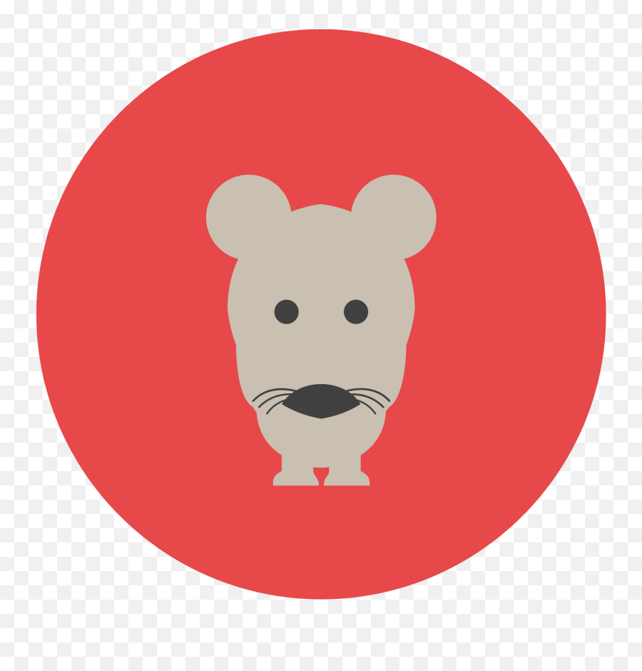 Download Hd Mouse Animal Icon - Cartoon Transparent Png Dot,Mouse Animal Png