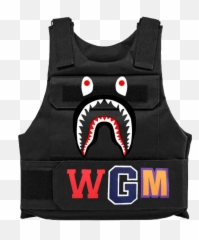 Bape Wgm Inspo Bulletproof Vest - Bape Shark Png,Bape Shark Png