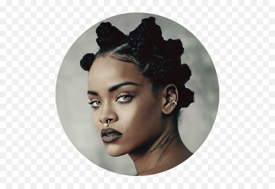 Download Rihanna - Septum Piercing On Black Women Png,Rihanna Transparent Background