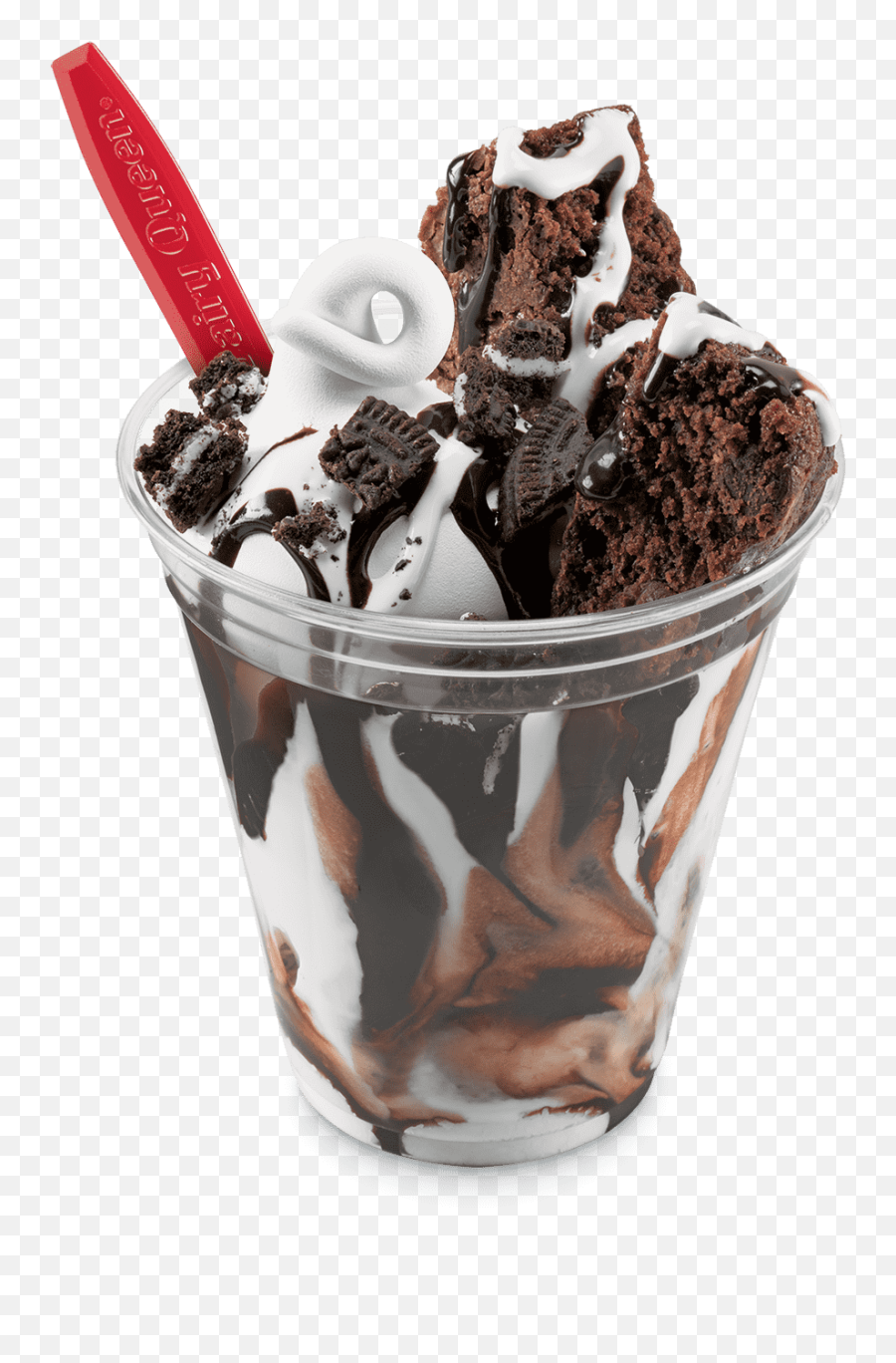 Brownie And Oreo Cupfection Dairy Queen Menu - Dairy Queen Brownie Cupfection Png,Oreo Icon Mini