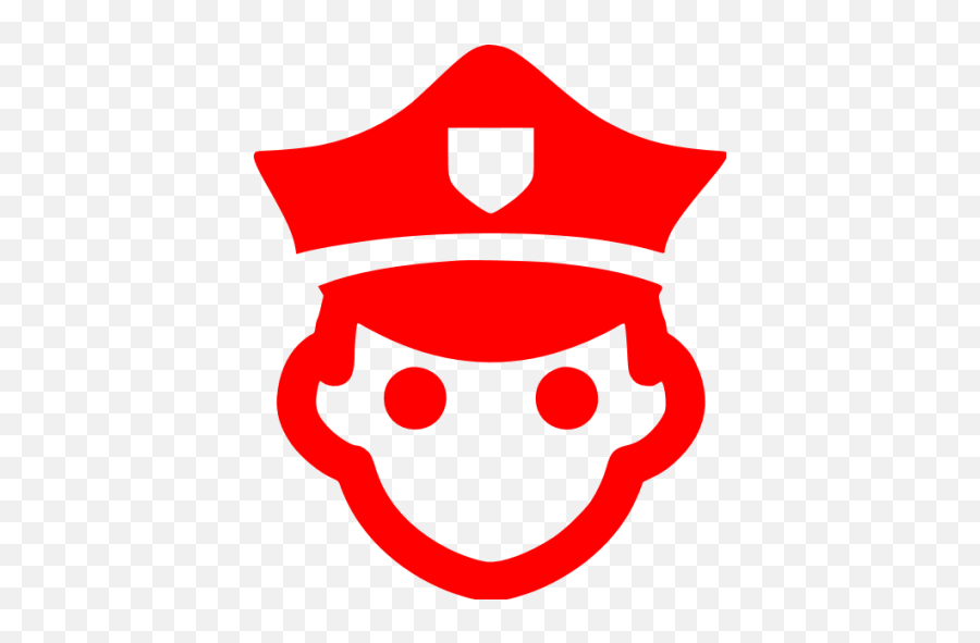 Red Police 3 Icon - Free Red Police Icons Police Icon Red Png,Law Enforcement Icon