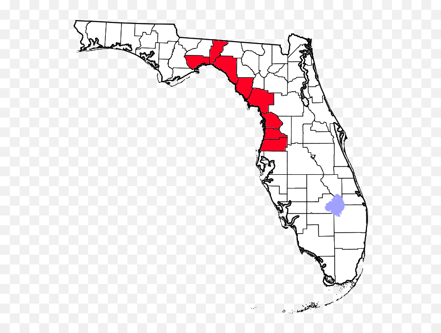Nature Coast Of Florida Map - Florida 13th Congressional District Png,Florida Map Png