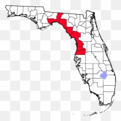 Nature Coast Of Florida Map - Florida 13th Congressional District Png,Florida Map Png