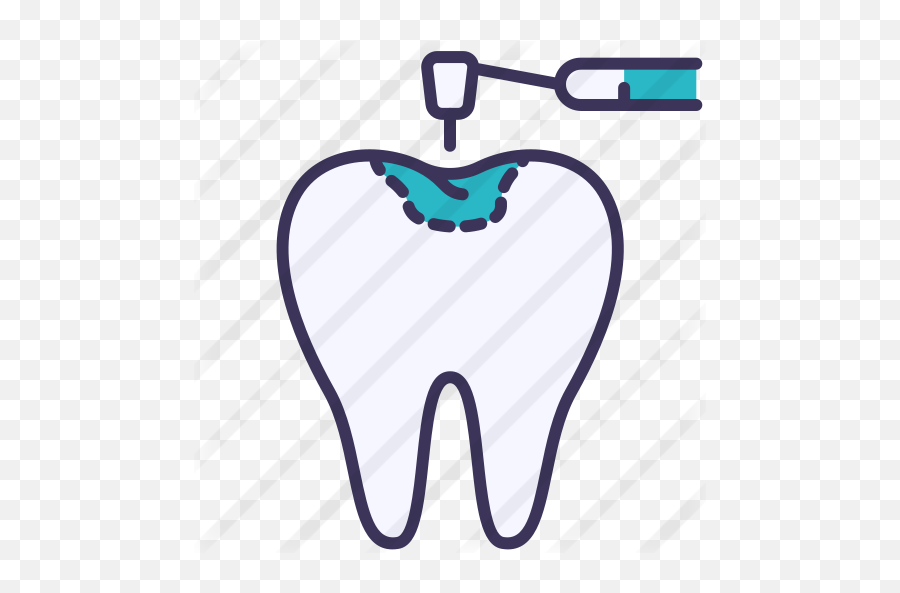 Tooth Filling - Dental Filling Icon Png,Icon Dental Treatment