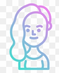 Woman Icon Women Girl Avatar Mom - Hair Design png