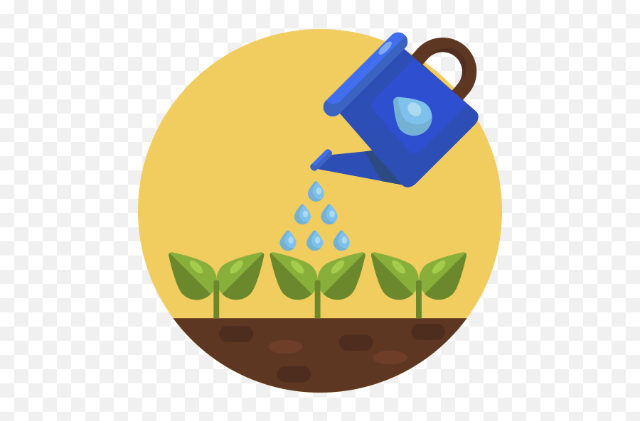Watering Can - Free Farming And Gardening Icons Gardening Water Icon Png,Gardening Icon