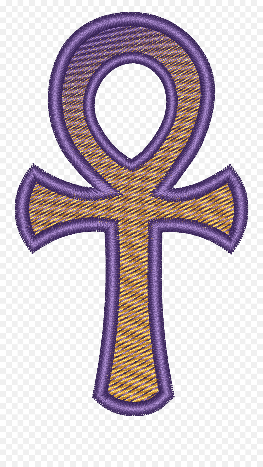 Royal Ankh Afrocentric Embroidery Designs - Religion Png,Egyptian Icon