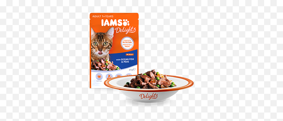 Iams Delights With Ocean Fish And Peas - Iams Delights Png,Ocean Fish Png