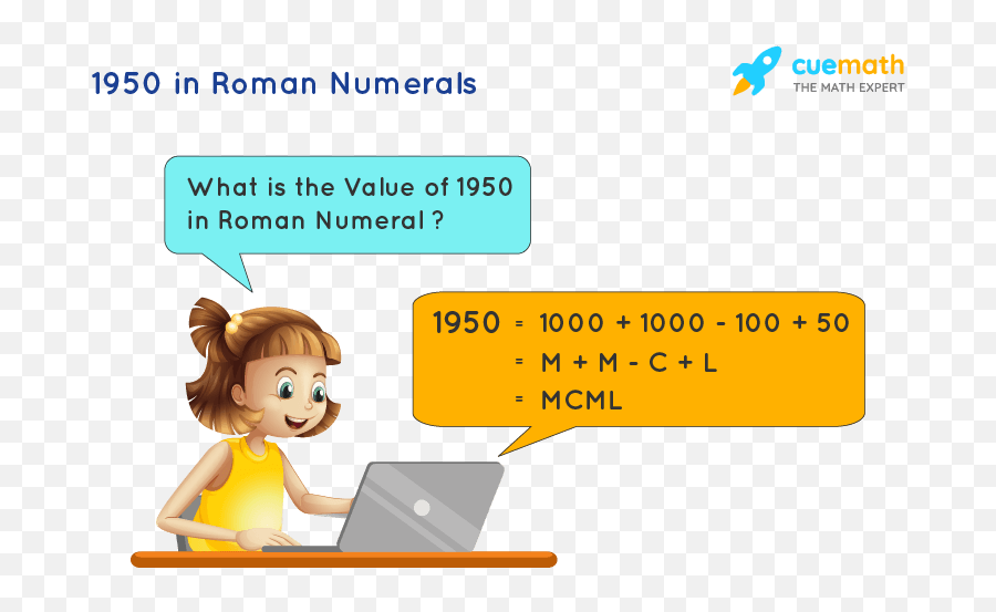 1950 In Roman Numerals - How To Write 1950 In Roman Numerals Least Common Multiple Of 6 And 10 Png,1950s Cartoon Icon