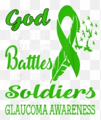 Godu0027s Hardest Soldiers - Glaucoma Awareness Throw Pillow for Language png