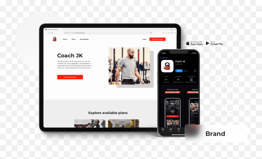 Custom Branded Fitness App For Personal Trainers Lean - Language Png,Google Play Store Icon