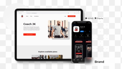 Custom Branded Fitness App For Personal Trainers Lean - Language png
