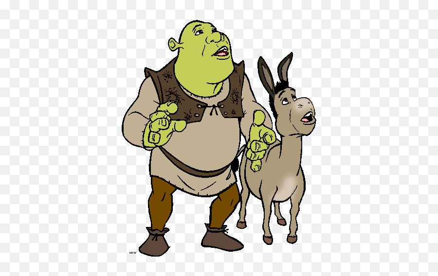 Free Shrek Clipart Download Clip Art - Shrek And Donkey Drawing Easy Png,Shrek Face Png