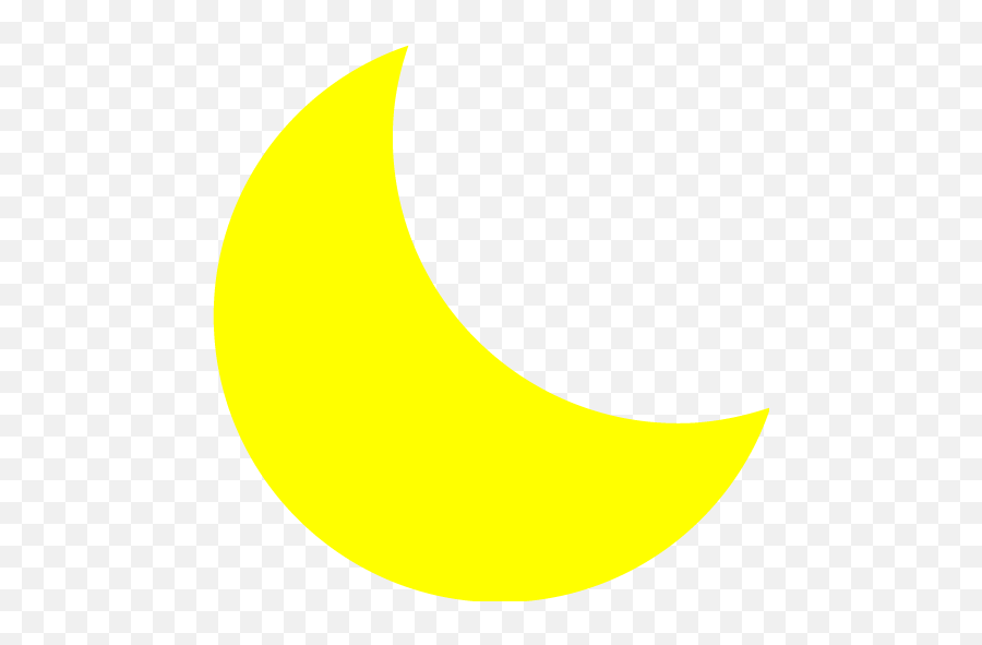 Yellow Moon 4 Icon - Free Yellow Moon Icons Png,Moon Stars Icon