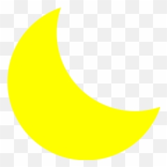 Yellow Moon 4 Icon - Free yellow icons png