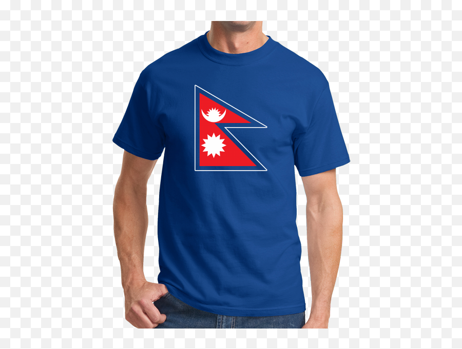 Nepal Flag - Nepalese Pride Sanskrit Kathmandu Himalaya Tshirt Sick My Duck T Shirt Png,Nepal Flag Png