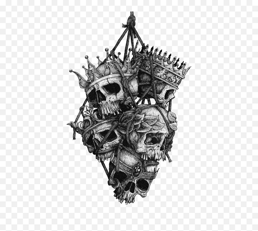 Download Tattoo Head Skull Crown Human Symbolism Hq Png - Bag Of Skulls Tattoo,Skull Transparent Background