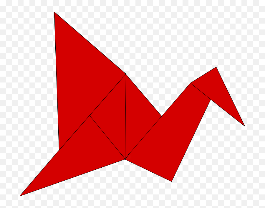 Origami Bird - Easy Origami Bird Png,Red Bird Png