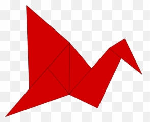 Origami Bird - Easy png