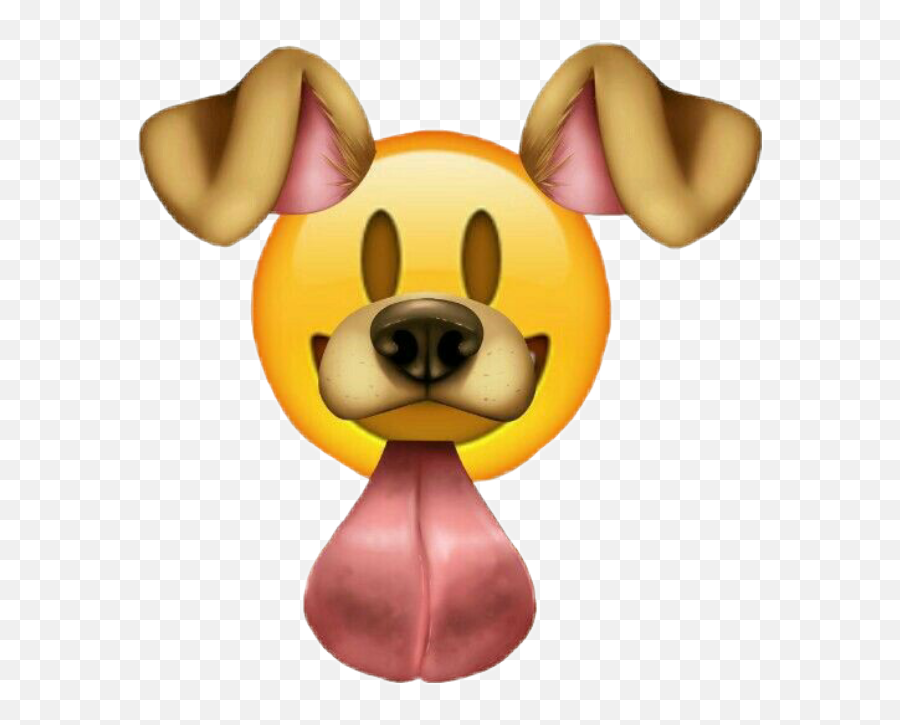 Dog Emoji Snapchat - Cute Emoji Backgrounds Png,Dog Emoji Png