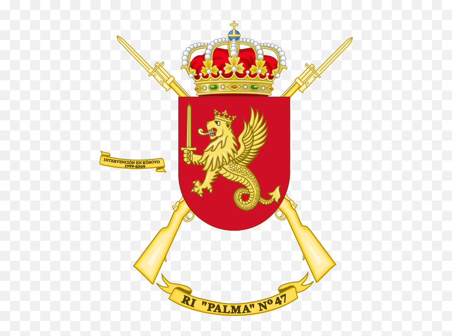 Fileinfantry Regiment Palma No 47 Spanish Armypng - Spanish West Indies Emblem,Palma Png