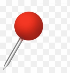 Push Pin Vector Art Icon - Png