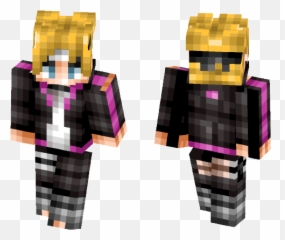 Download Boruto Uzumaki Naruto Minecraft Skin For Free - Minecraft Ender Knight Skin Png,Boruto Logo