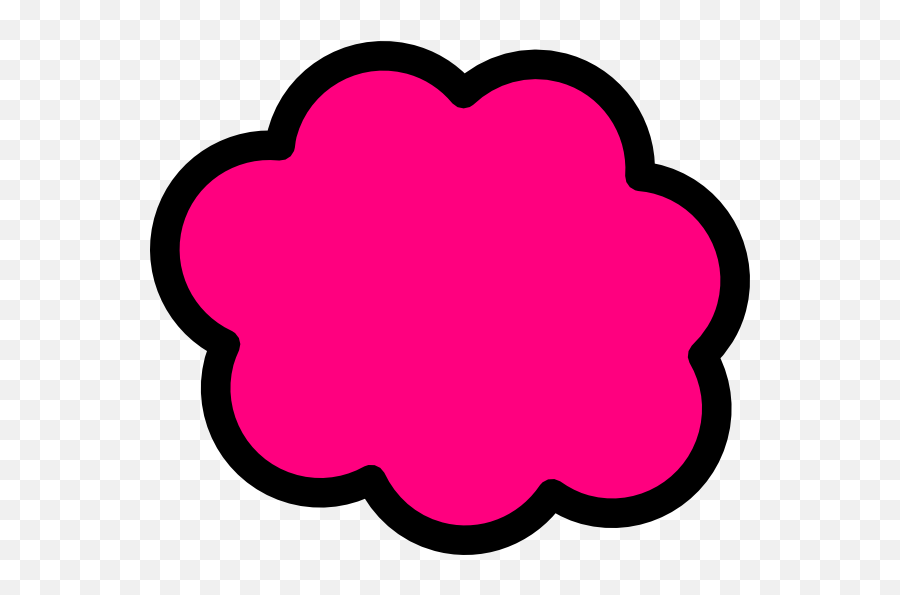 Pink Clouds Png Transparent Collections - Cartoon Picture Of Pink,Dark Cloud Png