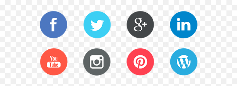 Facebook Twitter Instagram Youtube Icons Png Transparent - Free Download Social Media Icons,Youtube Logo Clipart