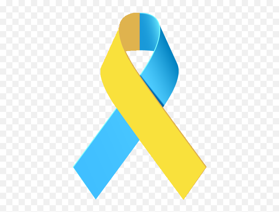 Yellow Ribbon - Clipart Best Blue And Yellow Cancer Ribbon Png,Yellow Ribbon Png