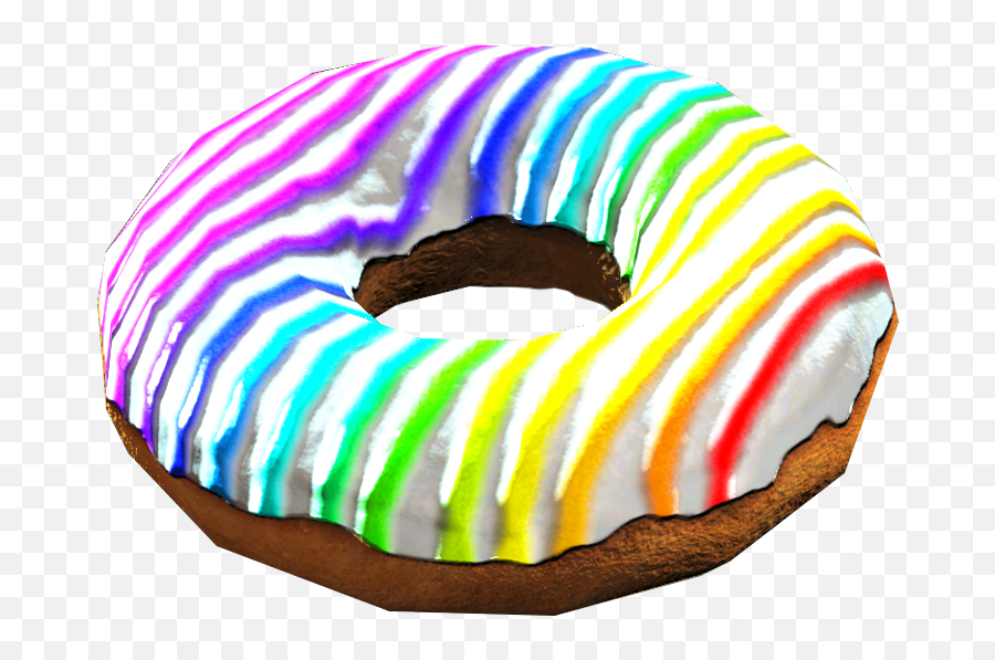 Rainbow Donut - Rainbow Donut Png,Donut Png